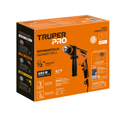 Combo de rotomartillo profe