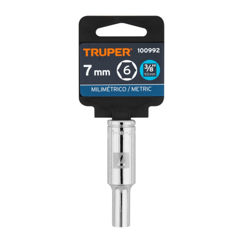 Dado cuadro 3/8 hexagonal m