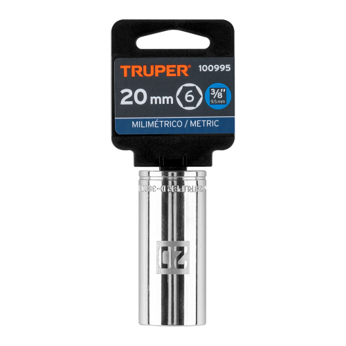 Dado cuadro 3/8 hexagonal m