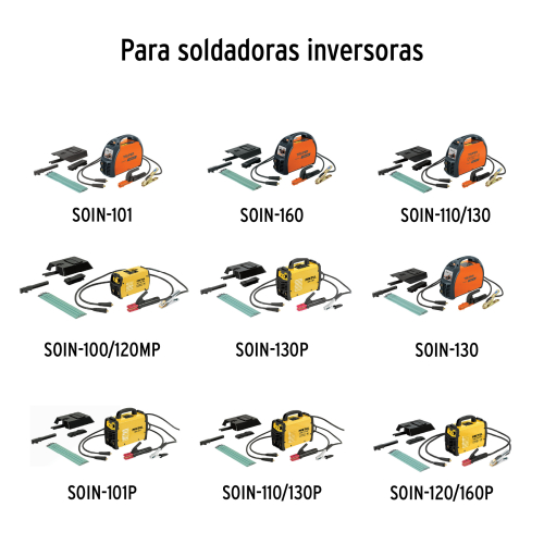 Juego de pinza portaelectrodo y