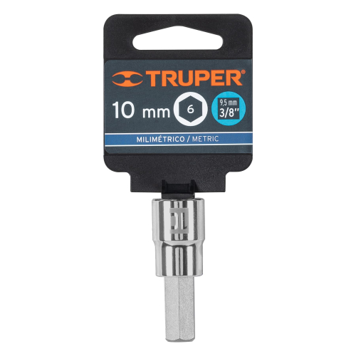 Dado cuadro 3/8 punta hex 10