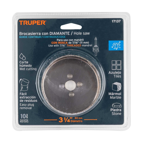 Cortacirculos diamante 3-1/4