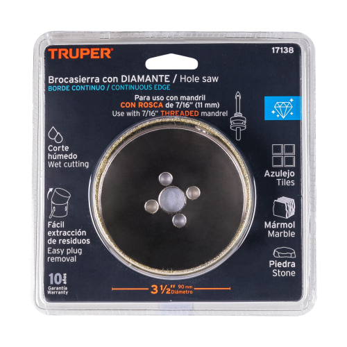 Cortacirculos diamante 3-1/2