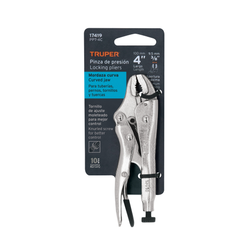 Pinza de presión curva 4