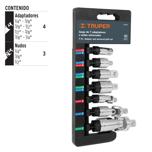 Jgo adaptadores nudos universale