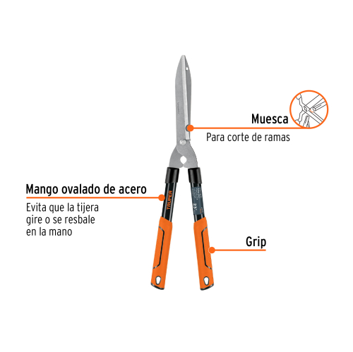 Tijera p/poda, Classic, 55cm,mgo t